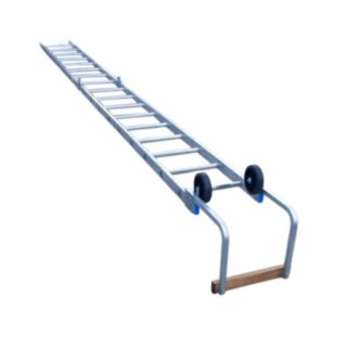 Aluminium Roof Ladder Hinged 7.6m