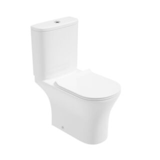 Pena Open Back Close Coupled Toilet Sequence Slim Seat