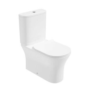 Pena Fully Shrouded Closed Coupled Toilet Sequence Slim Seat