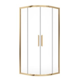 Aspect 2 Door Quadrant 900mm Shower Door Brushed Gold