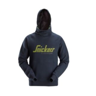 Snickers 2845 Logo Hoodie Navy Size Extra Large