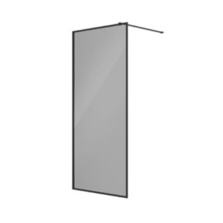 Mirage Matt Black Frame with Smoked Glass All Sizes