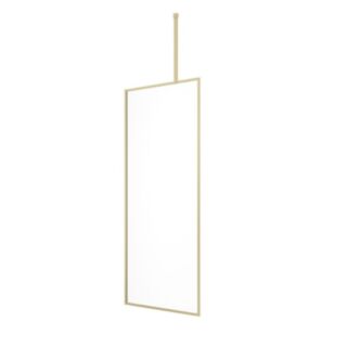 Mirage Brushed Gold Frame with Clear Glass All Sizes