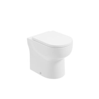 Via Comfort Height Back to Wall Toilet Alpha Seat
