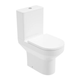 Base Rimless Kit Open Back Toilet & Seat
