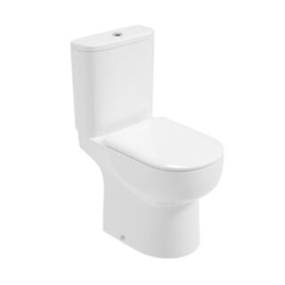 Via Comfort Height Open Back Closed Couple Toilet Sequence Seat
