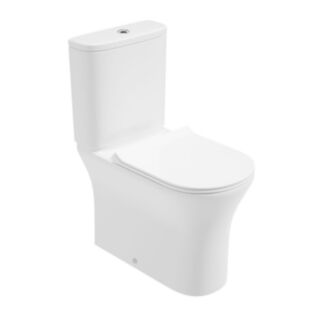 Pena Comfort Height Fully Shrouded Closed Coupled Toilet Sequence Slim Seat
