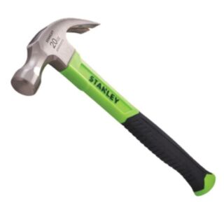 Stanley 20oz Hi Vis Green Claw Hammer