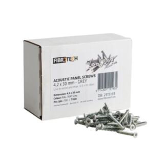 Fibrotech Acoustic Panel Screws 4.2 x 30mm Grey