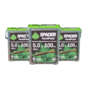 Spader Holdfast Pozi Wood Screw CSK Wax 3.5mm