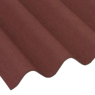 Coroline Bitumen Sheet Roofing 950mm x 2000mm Red