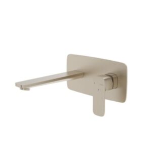 Inez Wall Mounted Basin Mixer Tap Brushed Nickel