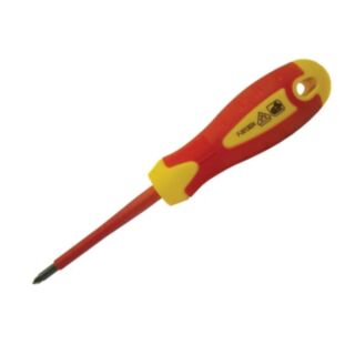 Faithfull Soft Grip VDE Screwdriver Phillips Tip PH2 x 100mm