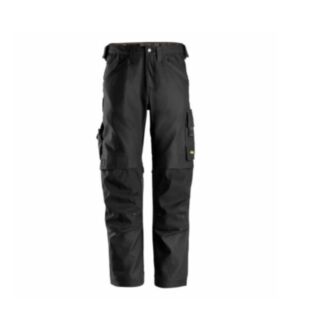 Snickers Workwear 6224 Stretch Work Trousers Holster Pockets Black