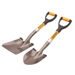 Roughneck Bulk & Round Micro Shovel Twin Pack