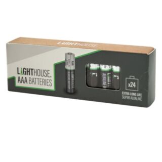 Lighthouse AAA Bulk Battery Pack (24)