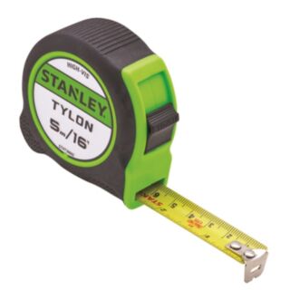 Stanley Hi-Vis Tylon Measuring Tape 5m/16ft