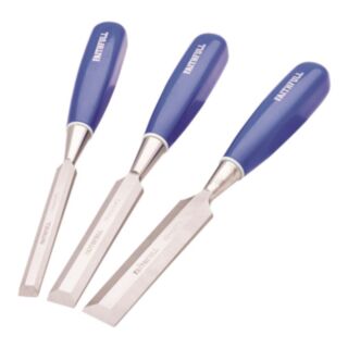 Faithfull 3 Piece Blue Chisel Set