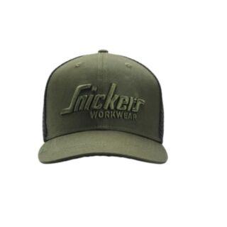 Snickers 9001 Trucker Cap Khaki Green/Black