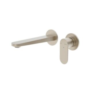 Urban Wall Mounted Basin Mixer Brushed Nickel