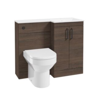 Corta 1000mm RH Combination Two Door Unit Sable Ash-Black Handles