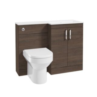 Corta 1100mm RH Combination Two Door Unit Sable Ash-Chrome Handles