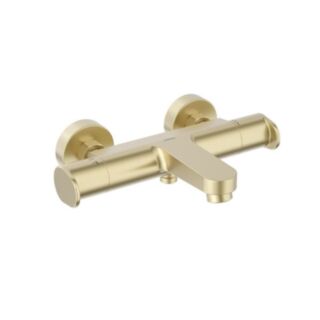Urban Thermostatic Bath Shower Mixer Brushed Gold