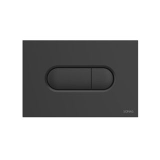 Urban Dual Flush Plate Matt Black