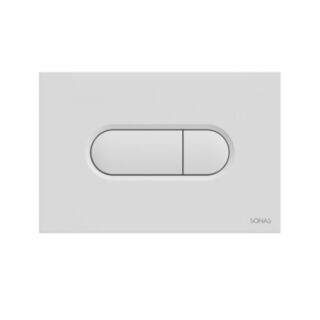 Urban Dual Flush Plate Gloss White