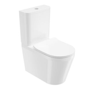 Living Fully Shrouded Close Coupled Toilet & Soft Close Seat