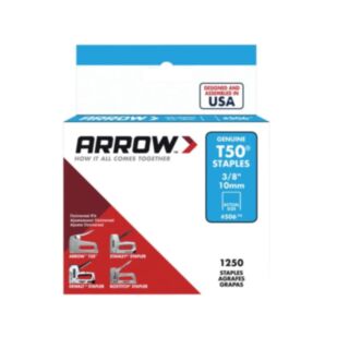 Arrow T50 Staples 10mm (3/8) (Box 1250)