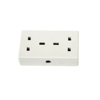 Phoenix Extension Lead Nylon Socket 2 Gang
