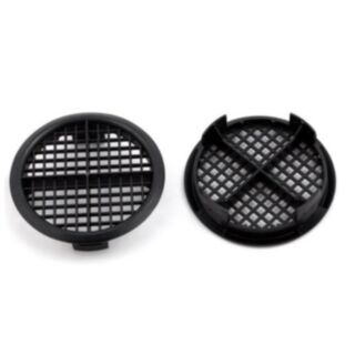 Icon Circular Soffit Vent Black Pack of 10