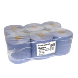 Centrefeed 2 Ply Blue Roll Pack of 6