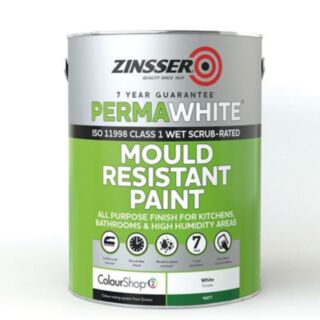 Zinsser Perma White Mould Resistant Paint 5ltr
