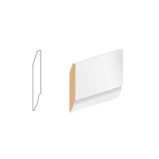 Primed MDF Chamfered Skirting 18mm x 119mm x 5.4m