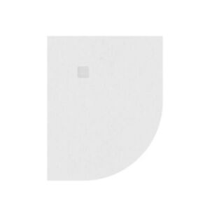 Slate Left Hand Offset Quadrant Shower Tray White All Sizes