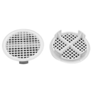 Icon Circular Soffit Vent White Pack of 10