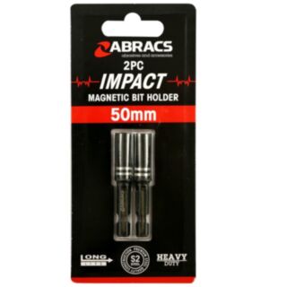 Abracs 50mm Magnetic Bit Holder 2 Piece