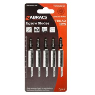 Abracs Jigsaw Wood Blade T101AO 5 Piece
