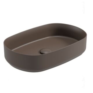 Avanti Oval 550mm Vessel Basin Ground Mocha