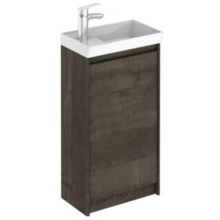 Dijon Floorstanding 450mm 1 door Cloakroom Vanity Unit Samara Ash