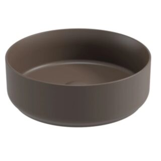 Avanti Round 360mm Vessel Basin Satin Ground Mocha