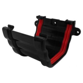 Ogee Gutter Union Black