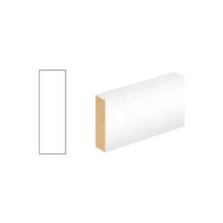 Primed MDF Square Skirting 18mm x 94mm x 5.4m