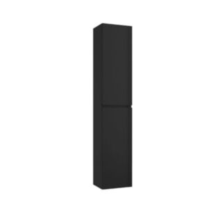 Universal 300mm Wall Column Unit Matt Black
