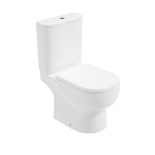 Via Open Back Closed Couple Toilet Alpha Seat