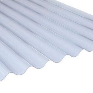 Toughlite 8/3 Pvc Corrugated Roof Sheet 610mm X 2743mm 2 X 9