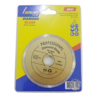 Safeline Diamond Blade For Tile 115mm x 22.2mm 