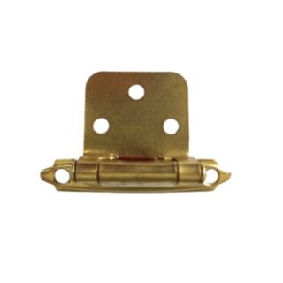 Phoenix Self Closing Cabinet Hinge Pair Brass